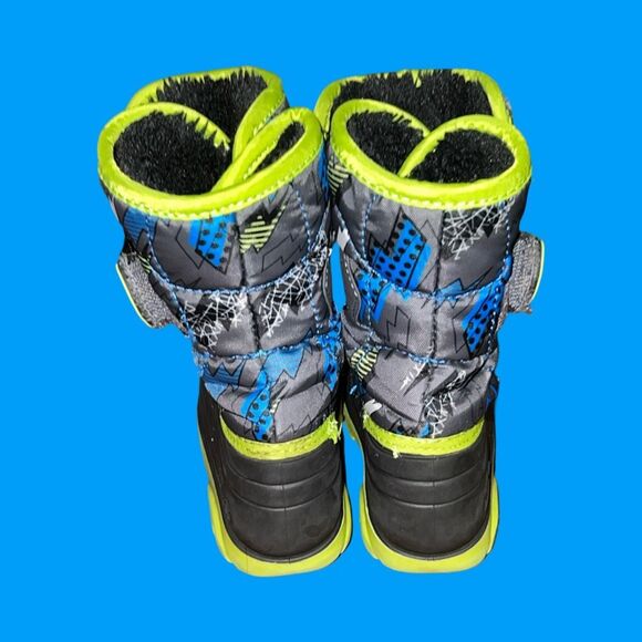 KAMIK Toddler Infant Blue Green Snowbug 4 Boots Size 10 - Picture 5 of 5